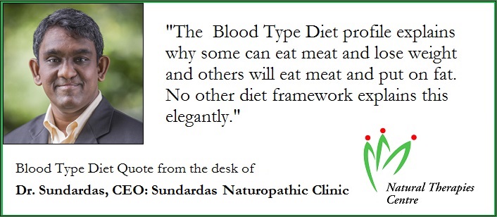 blood-type-diet-quote